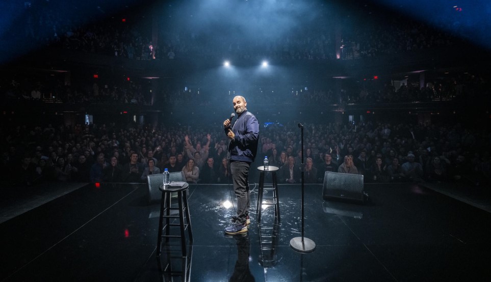 Making jokes this bold takes balls — and he came to play. Cue the uncomfortable laughter. Tom Segura: Ball Hog launches March 24, only on Netflix.